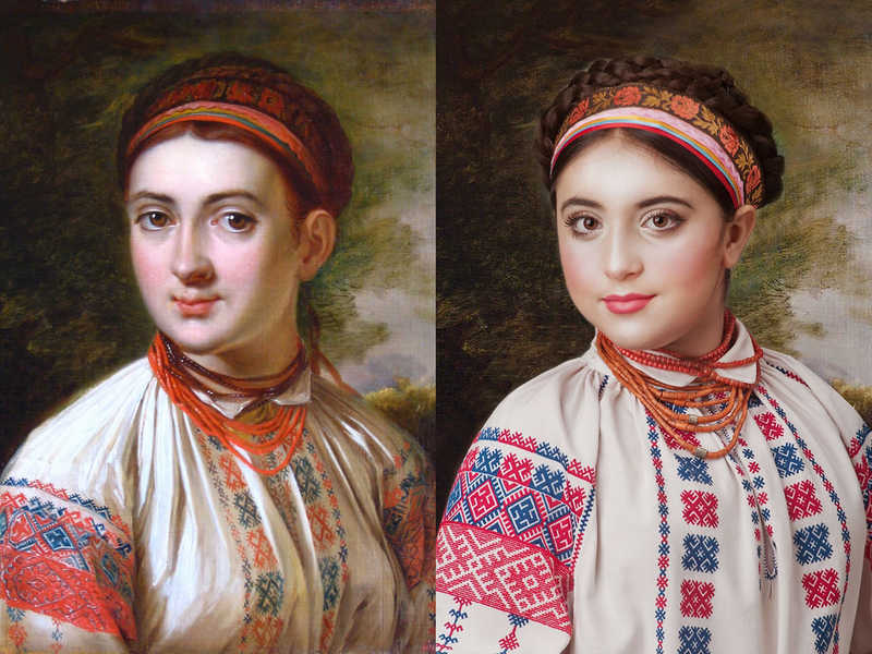 Сорочка жіноча Східного Поділля. Техніка вишивки низь, замкова низь, кафасор. Онлайн школа української вишивки Prekrasa Studio