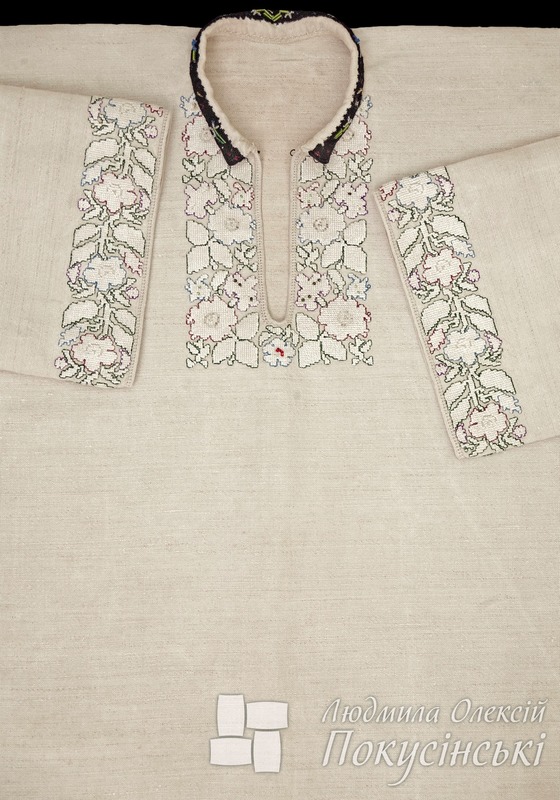 Чоловіча борщівська сорочка. Онлайн школа української вишивки Prekrasa Studio