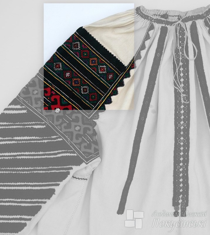 Борщівська жіноча сорочка. Онлайн школа української вишивки Prekrasa Studio