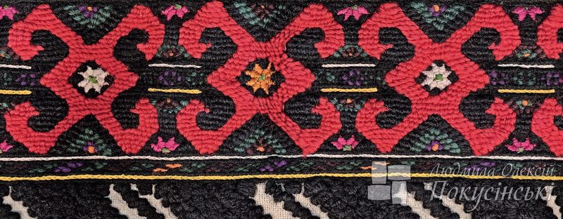 Борщівська жіноча сорочка. Орнамент, автентичний візерунок. Онлайн школа української вишивки Prekrasa Studio