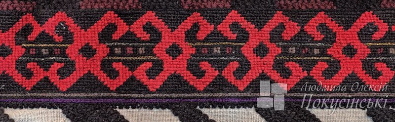 Борщівська жіноча сорочка. Орнамент, автентичний візерунок. Онлайн школа української вишивки Prekrasa Studio