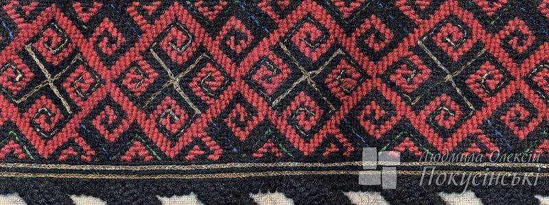 Борщівська жіноча сорочка. Орнамент, автентичний візерунок. Онлайн школа української вишивки Prekrasa Studio