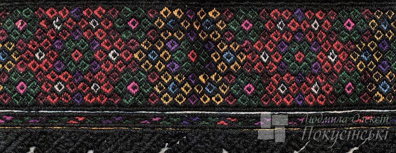 Борщівська жіноча сорочка. Орнамент, автентичний візерунок. Онлайн школа української вишивки Prekrasa Studio