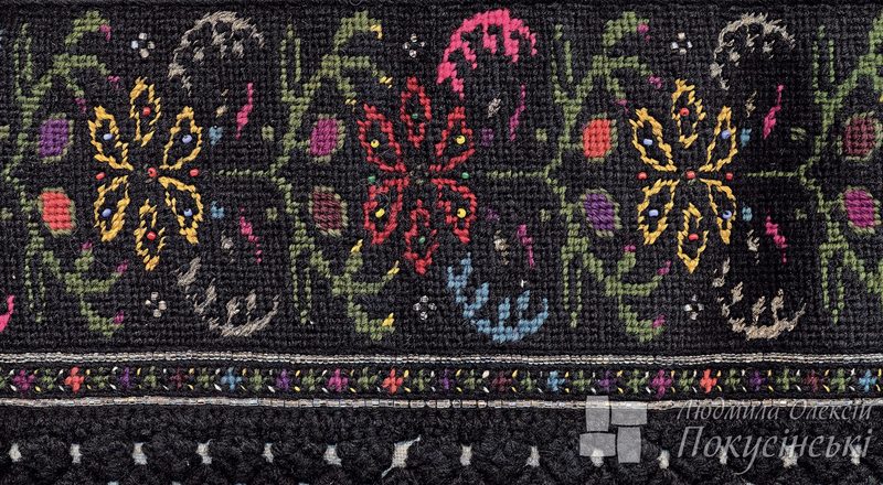 Борщівська жіноча сорочка. Орнамент, автентичний візерунок. Онлайн школа української вишивки Prekrasa Studio